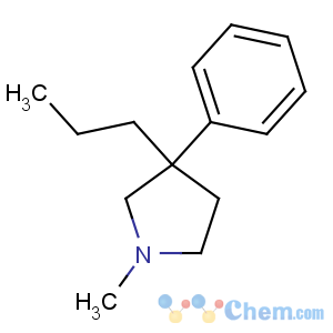 CAS No:74332-84-6 1-methyl-3-phenyl-3-propylpyrrolidine