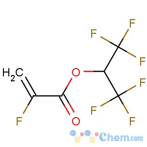 CAS No:74359-06-1 2-Propenoic acid,2-fluoro-, 2,2,2-trifluoro-1-(trifluoromethyl)ethyl ester