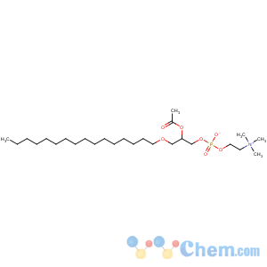 CAS No:74389-68-7 [(2R)-2-acetyloxy-3-hexadecoxypropyl] 2-(trimethylazaniumyl)ethyl<br />phosphate