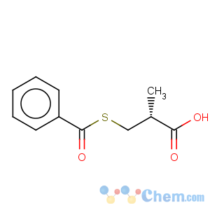 CAS No:74407-70-8 Propanoic acid,3-(benzoylthio)-2-methyl-, (R)- (9CI)