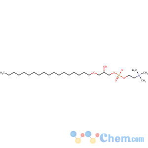 CAS No:74430-89-0 (2-hydroxy-3-octadecoxypropyl) 2-(trimethylazaniumyl)ethyl phosphate