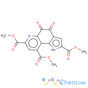 CAS No:74447-88-4 1H-Pyrrolo[2,3-f]quinoline-2,7,9-tricarboxylicacid, 4,5-dihydro-4,5-dioxo-, 2,7,9-trimethyl ester