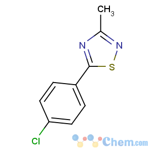 CAS No:74466-94-7 5-(4-chlorophenyl)-3-methyl-1,2,4-thiadiazole