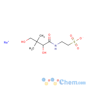 CAS No:74525-23-8 Ethanesulfonic acid,2-[(2,4-dihydroxy-3,3-dimethyl-1-oxobutyl)amino]-, sodium salt (1:1)