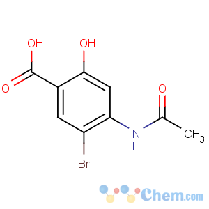 CAS No:74525-43-2 4-acetamido-5-bromo-2-hydroxybenzoic acid