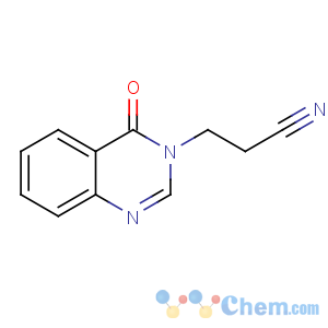 CAS No:7455-91-6 3-(4-oxoquinazolin-3-yl)propanenitrile