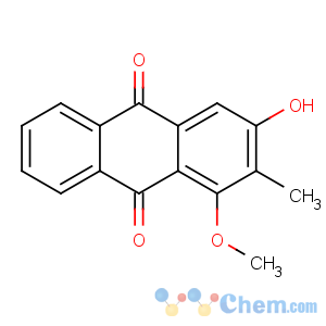 CAS No:7460-43-7 3-hydroxy-1-methoxy-2-methylanthracene-9,10-dione