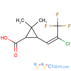 CAS No:74609-46-4 Cyclopropanecarboxylicacid, 3-(2-chloro-3,3,3-trifluoro-1-propen-1-yl)-2,2-dimethyl-