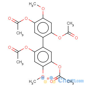 CAS No:7461-72-5 5-(acetyloxy)-2',5'-bis(acetyloxy)-4,4'-dimethoxy[1,1'-biphenyl]-2-yl acetate