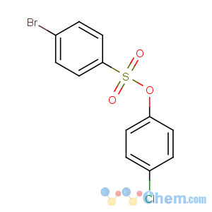 CAS No:7463-24-3 Benzenesulfonicacid, 4-bromo-, 4-chlorophenyl ester