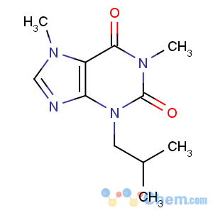 CAS No:7464-84-8 1,7-dimethyl-3-(2-methylpropyl)purine-2,6-dione