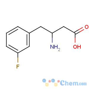 CAS No:746595-89-1 (3R)-3-amino-4-(3-fluorophenyl)butanoic acid