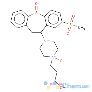 CAS No:74667-83-7 1-Piperazinepropanol,4-[10,11-dihydro-8-(methylsulfonyl)-5-oxidodibenzo[b,f]thiepin-10-yl]-, 1-oxide