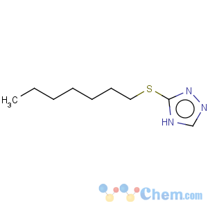 CAS No:74682-50-1 1H-1,2,4-Triazole,5-(heptylthio)-