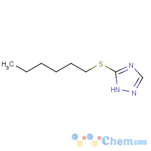 CAS No:74682-60-3 5-hexylsulfanyl-1H-1,2,4-triazole