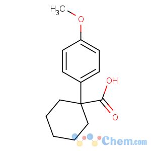 CAS No:7469-83-2 1-(4-methoxyphenyl)cyclohexane-1-carboxylic acid