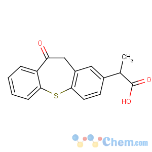 CAS No:74711-43-6 2-(6-oxo-5H-benzo[b][1]benzothiepin-3-yl)propanoic acid