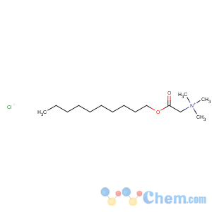 CAS No:74729-05-8 Ethanaminium,2-(decyloxy)-N,N,N-trimethyl- 2-oxo-,chloride