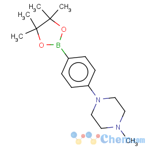 CAS No:747413-21-4 Piperazine,1-methyl-4-[4-(4,4,5,5-tetramethyl-1,3,2-dioxaborolan-2-yl)phenyl]-