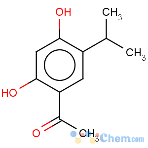 CAS No:747414-17-1 Ethanone,1-[2,4-dihydroxy-5-(1-methylethyl)phenyl]-