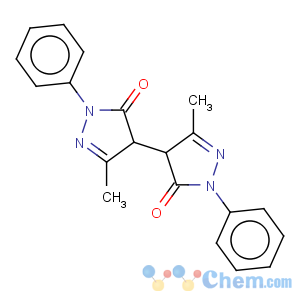 CAS No:7477-67-0 3,3'-dimethyl-1,1'-diphenyl-4,4'-bi-5-pyrazolone