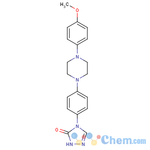 CAS No:74853-07-9 4-[4-[4-(4-methoxyphenyl)piperazin-1-yl]phenyl]-1H-1,2,4-triazol-5-one