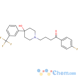 CAS No:749-13-3 1-(4-fluorophenyl)-4-[4-hydroxy-4-[3-(trifluoromethyl)phenyl]piperidin-<br />1-yl]butan-1-one