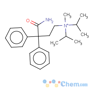 CAS No:7492-32-2 (3-carbamoyl-3,3-diphenylpropyl)diisopropylmethylammonium