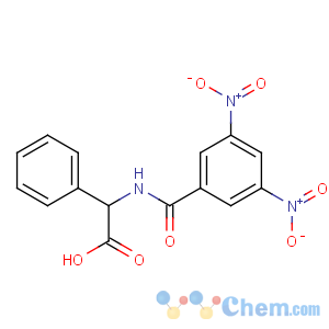 CAS No:74927-72-3 (2R)-2-[(3,5-dinitrobenzoyl)amino]-2-phenylacetic acid