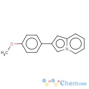 CAS No:7496-82-4 Indolizine,2-(4-methoxyphenyl)-