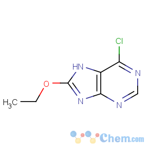 CAS No:7498-25-1 9H-Purine,6-chloro-8-ethoxy-