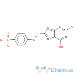 CAS No:75056-38-1 4-[(E)-(2,6-dioxo-2,5,6,9-tetrahydro-1H-purin-8-yl)diazenyl]benzenesulfonic acid