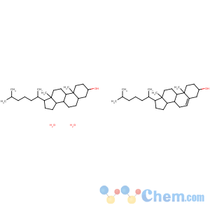 CAS No:75056-43-8 Cholest-5-en-3-ol (3beta)-, monohydrate, compd. with (3beta,5alpha)-cholestan-3-ol monohydrate