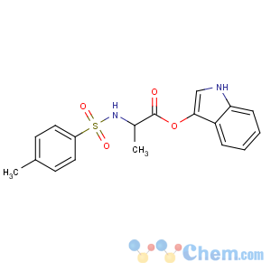 CAS No:75062-54-3 1H-indol-3-yl (2S)-2-[(4-methylphenyl)sulfonylamino]propanoate