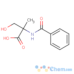 CAS No:7508-82-9 2-benzamido-3-hydroxy-2-methylpropanoic acid