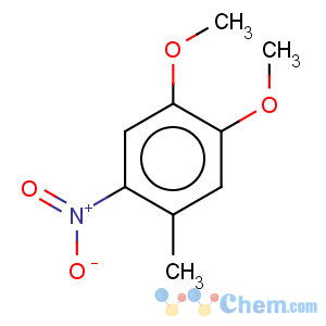 CAS No:7509-11-7 Benzene,1,2-dimethoxy-4-methyl-5-nitro-