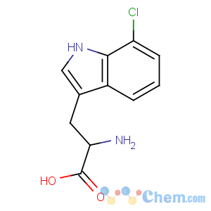 CAS No:75102-74-8 (2R)-2-amino-3-(7-chloro-1H-indol-3-yl)propanoic acid
