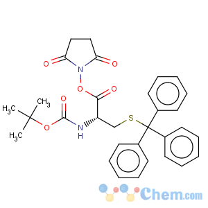 CAS No:75179-29-2 L-Cysteine,N-[(1,1-dimethylethoxy)carbonyl]-S-(triphenylmethyl)-, 2,5-dioxo-1-pyrrolidinylester