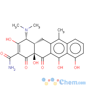 CAS No:7518-17-4 2-Naphthacenecarboxamide,4-(dimethylamino)-1,4,4a,5,12,12a-hexahydro-3,10,11,12a-tetrahydroxy-6-methyl-1,12-dioxo-,(4R,4aS,12aS)-