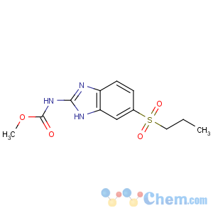 CAS No:75184-71-3 methyl N-(6-propylsulfonyl-1H-benzimidazol-2-yl)carbamate