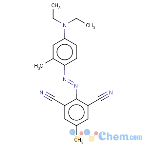 CAS No:75198-96-8 1,3-Benzenedicarbonitrile,2-[2-[4-(diethylamino)-2-methylphenyl]diazenyl]-5-methyl-