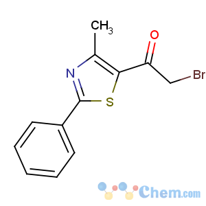 CAS No:7520-95-8 2-bromo-1-(4-methyl-2-phenyl-1,3-thiazol-5-yl)ethanone