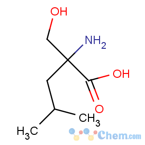 CAS No:7522-44-3 2-amino-2-(hydroxymethyl)-4-methylpentanoic acid