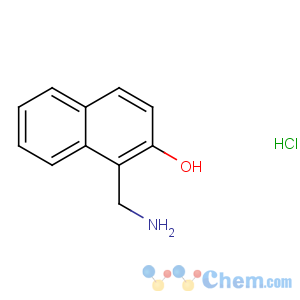CAS No:7523-34-4 2-Naphthalenol,1-(aminomethyl)-, hydrochloride (1:1)