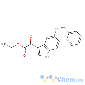 CAS No:75238-44-7 ethyl 2-oxo-2-(5-phenylmethoxy-1H-indol-3-yl)acetate