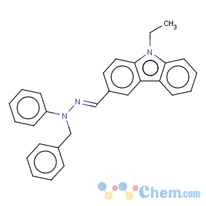 CAS No:75238-79-8 9H-Carbazole-3-carboxaldehyde,9-ethyl-, 2-phenyl-2-(phenylmethyl)hydrazone