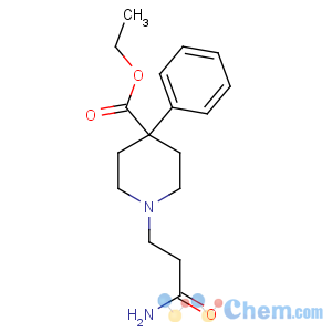 CAS No:7528-13-4 ethyl 1-(3-amino-3-oxopropyl)-4-phenylpiperidine-4-carboxylate