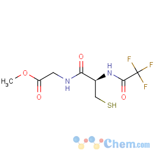 CAS No:75290-62-9 Glycine,N-(trifluoroacetyl)-L-cysteinyl-, methyl ester (9CI)