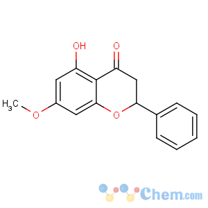 CAS No:75291-74-6 5-hydroxy-7-methoxy-2-phenyl-2,3-dihydrochromen-4-one