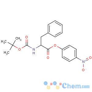 CAS No:7535-56-0 (4-nitrophenyl)<br />(2S)-2-[(2-methylpropan-2-yl)oxycarbonylamino]-3-phenylpropanoate